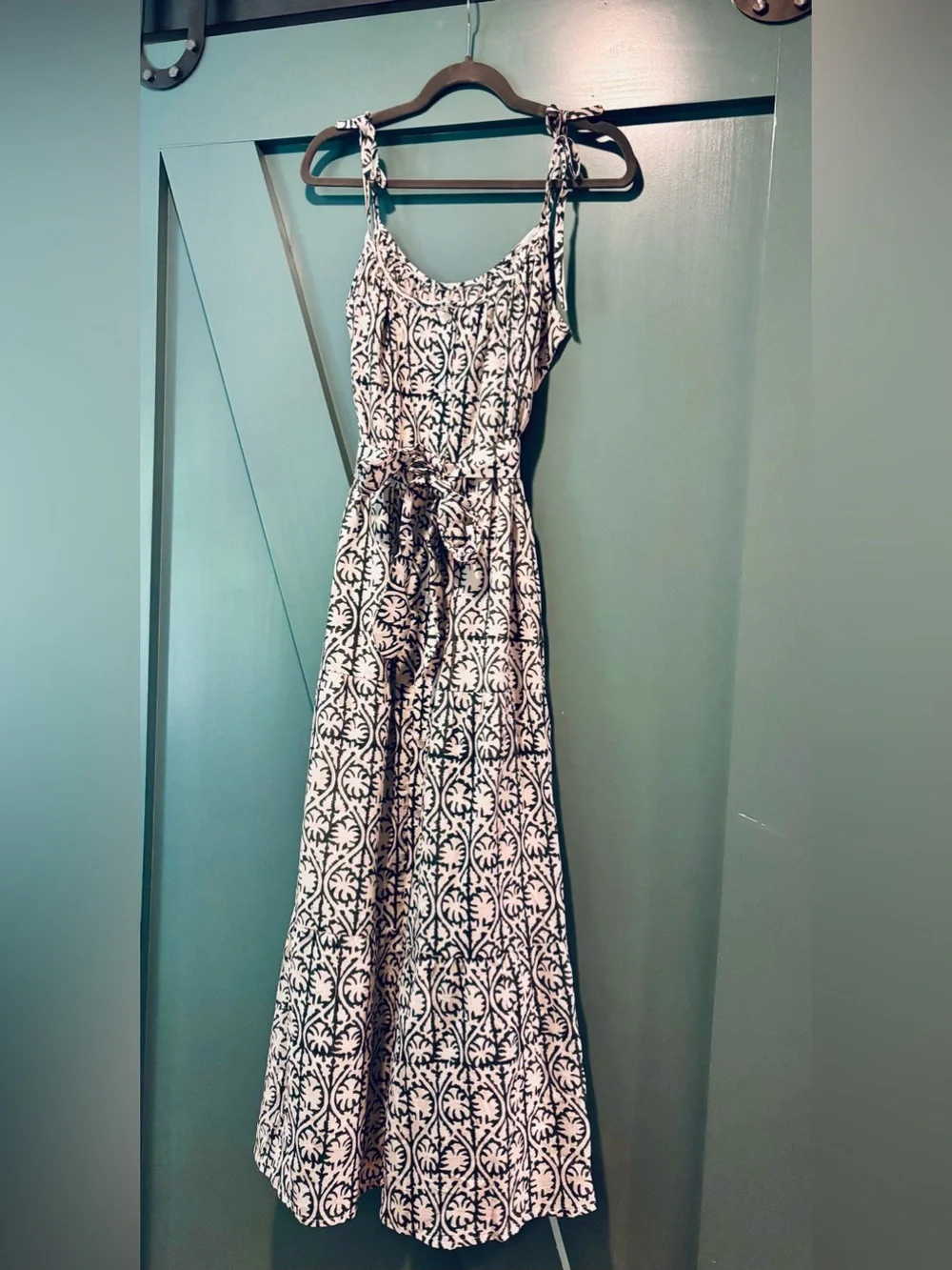 NWT- Emerson Fry “Love Tomas” collection Printed Cotton Maxi Dress